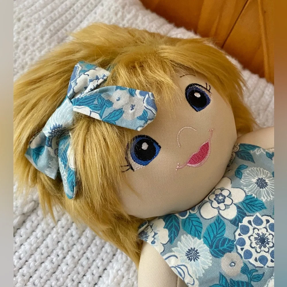 Handmade fabric baby